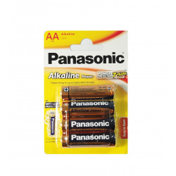 Pilas AA Panasonic, pack 4 piezas