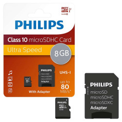 Tarjeta Micro SD 8GB Philips