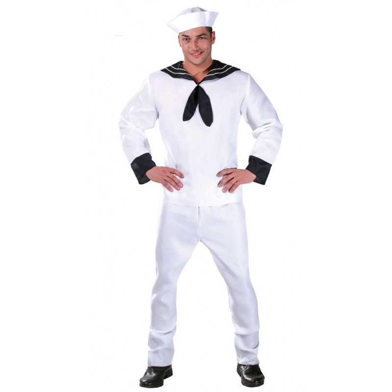 en frente de Novia la nieve Disfraz de marinero adulto. Disfraz de capitán marinero para adulto | Bazar  Chinatown