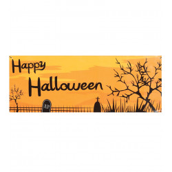 Cartel 'Happy Halloween' 38x150 cm