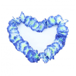 Collar hawaiano Azul&Blanco, 50 cm