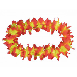 Collar hawaiano Amarillo&Rojo, 50 cm