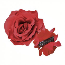 Rosa Roja Sevillana con pinza, 10 cm