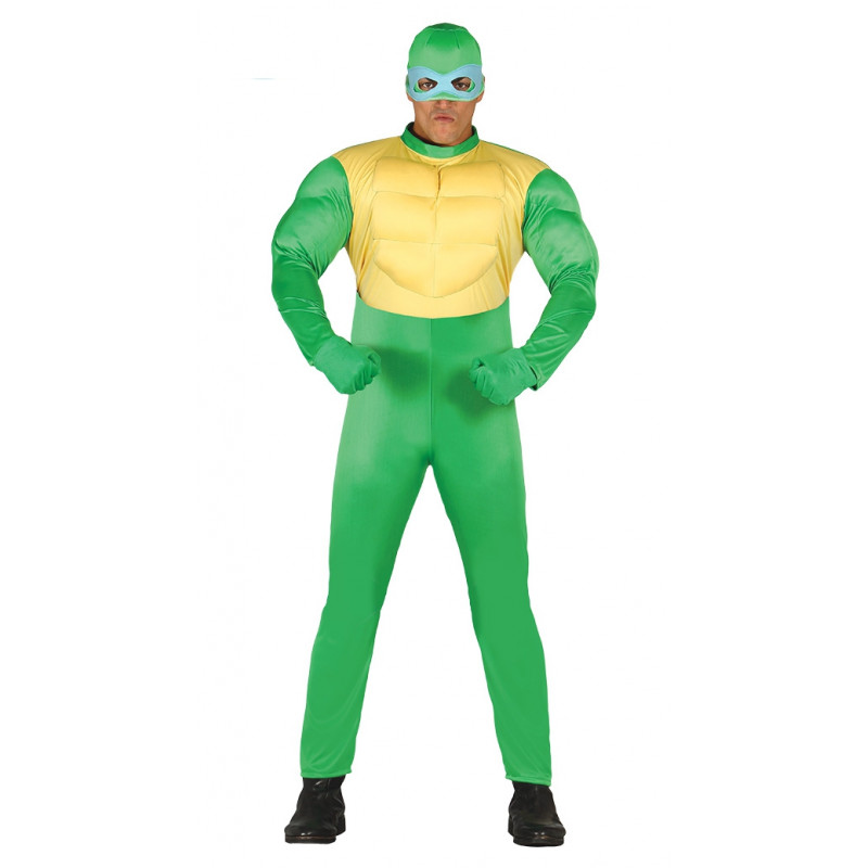 Disfraz de tortuga ninja verde para adulto