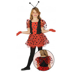 Disfraz de Mariquita infantil - Disfraz de Insecto de Buena Suerte para Niña