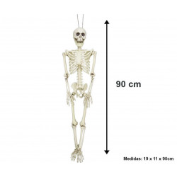 Esqueleto de Plástico, 90 cm Decoración de Halloween