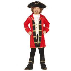 Disfraz Pirata Infantil Rojo