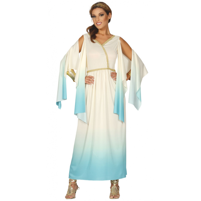 Disfraz de diosa griega adulta. Vestido blanco de atenea | Bazar