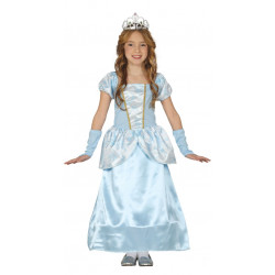 Disfraz Princesa Azul Infantil - Disfraz de Cenicienta para Niña