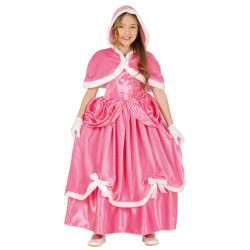 Disfraz de Princesa Invierno Rosa para Niña - Disfraz de La Bella Durmiente Infantil