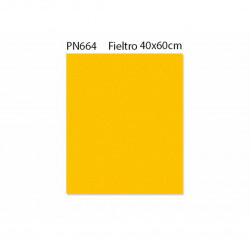 Hoja Fieltro 40X60cm color Amarillo
