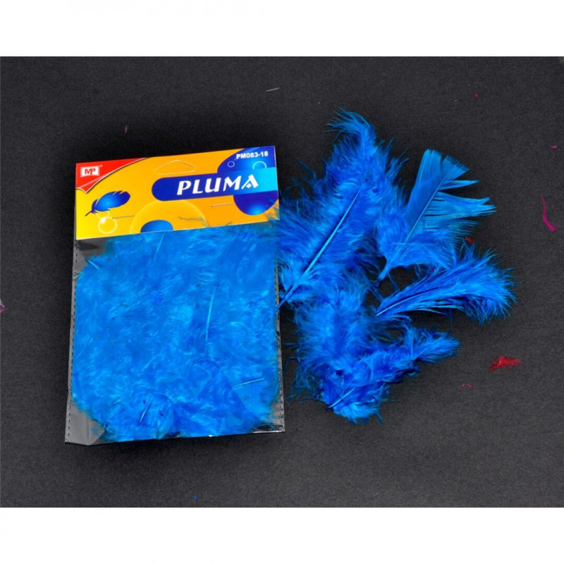 Comprar pluma para manualidad azul por 1€
