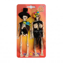 Pareja Esqueletos Para Decoración de Halloween