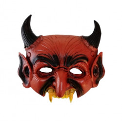 Careta Látex de Demonio / Diablo - Careta de Halloween