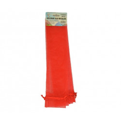 Bolsa de Tul 6.5x28cms Roja