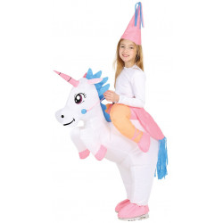 Disfraz de Unicornio y Princesa Hinchable para Niña