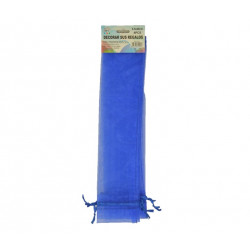 Bolsa de Tul 6.5x28cms Azul