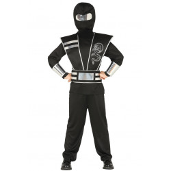 Disfraz de Ninja Negro Infantil - Power Ranger