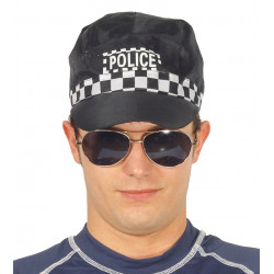 Gorra de policía local para adulto