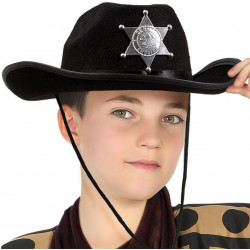 Sombrero de Sheriff "Negro"