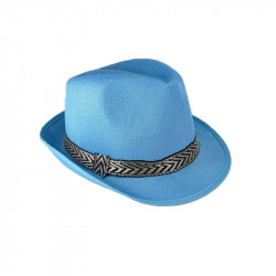 Sombrero Azul Celeste de Gángster - Sombrero de Fiesta