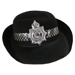 Sombrero de Policia Negro