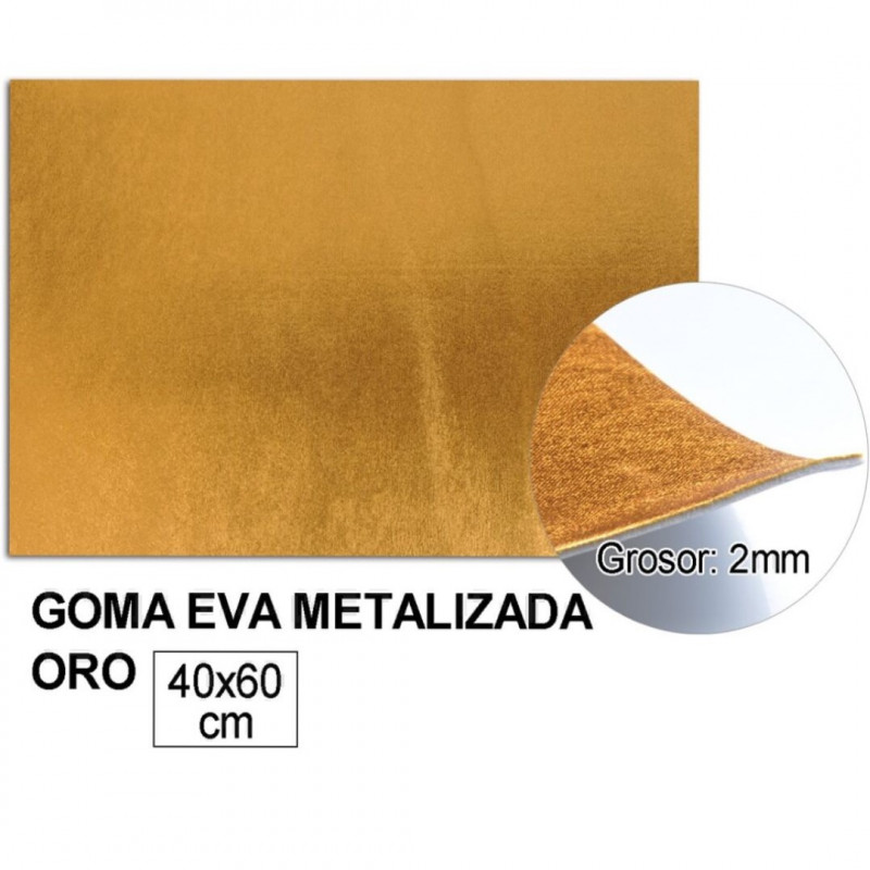 Eva Metalizada 40x60 Oro, Mp | Bazar