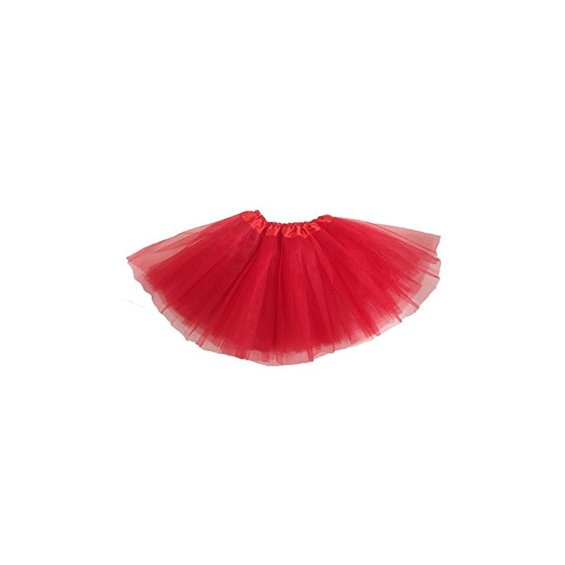 submarino Corte de pelo Mal humor Tutú para adulto, rojo - Falda de Tul 40cm | Bazar Chinatown