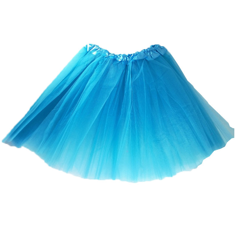 Tutú Infantil Azul Turquesa - Falda de Tul 30cm