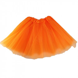 Tutú para adulto, naranja - Falda de Tul 40cm