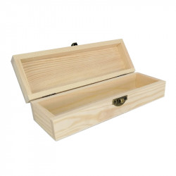 Caja de Madera 20*7 cm para regalo. Caja de madera para reloj y collares