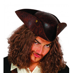 Sombrero de pirata corsario de lujo