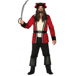 Disfraz de pirata calavera adulto. Disfraz de Jack Sparrow - Piratas del Caribe