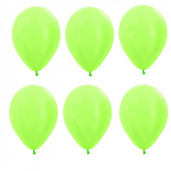 10 Globos Verde Fluorescente para Cumpleaños y San Patricio