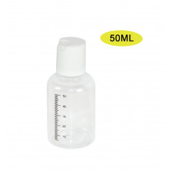Botella de Plástico Transparente para Envasar de 50 Ml