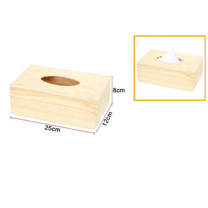 Caja cuadrada para pañuelos descartables – Caja para pañuelos de