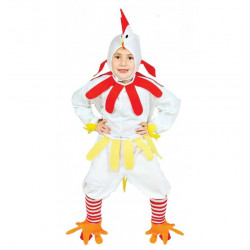 Disfraz de pollito infantil. Traje de gallo para niño