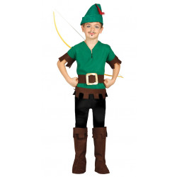Disfraz de Robin Hood para niño. Disfraz de arquero infantil