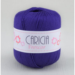 Ovillo lana caricia frescor 75gr. Azul violeta No.535