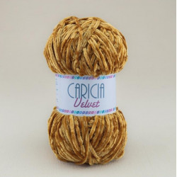 Ovillo lana caricia velvet 75gr. Amarillo No.003