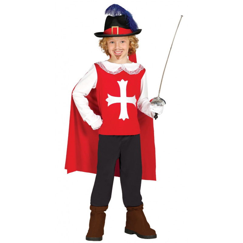 Mensajero anunciar Fácil Disfraz de Mosquetero D'Artagnan para niño. Traje Los tres mosqueteros  infantil | Bazar Chinatown