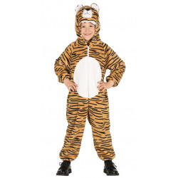 Disfraz de tigre infantil. Pijama de tigre para niño y niña