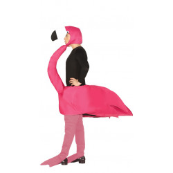 Disfraz de flamenco rosa para despedida de soltero
