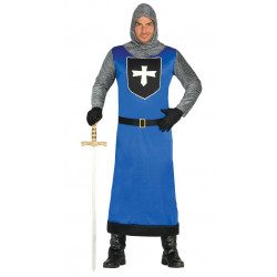 disfraz de caballero medieval cruzado para adulto