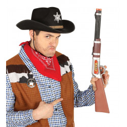 Rifle Cowboy del oeste - 64 cm PVC