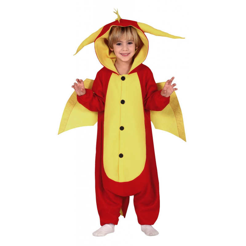 Disfraz de Dragón Rojo Infantil Pijama Pokemon Charmander Niño | Bazar Chinatown