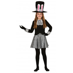 Disfraz de Sombrerero Loco Infantil - Disfraz de 'El Conejo Blanco' para niña