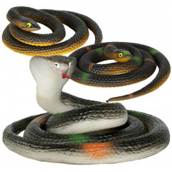Serpiente de látex para decoración