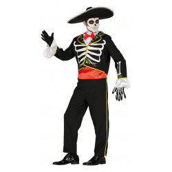 Disfraz de Esqueleto Mariachi Adulto
