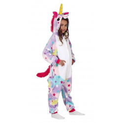 Disfraz de Unicornio Kigurumi infantil-Pijama de Unicornio Kigurumi infantil.